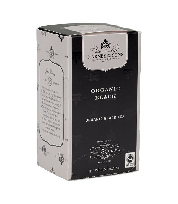 Organic Black, Box of 20 Premium Teabags - Lowcountry Coffee Roasters