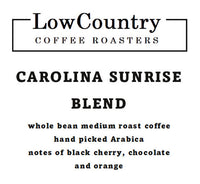 Carolina Sunrise Blend - Lowcountry Coffee Roasters
